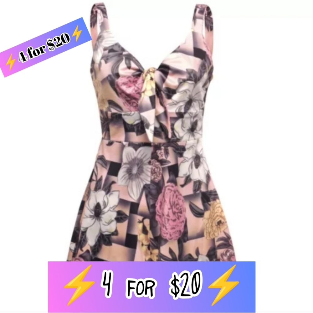 Romper ⚡4 for $20⚡ Summer Floral Romper - Size S